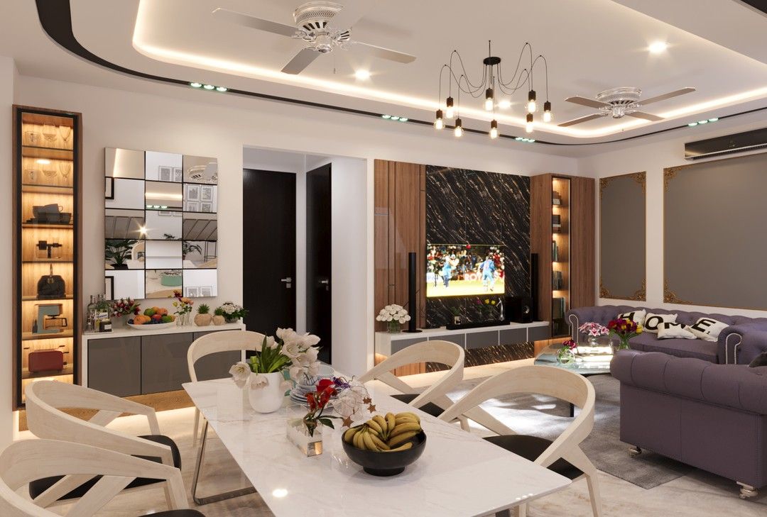 Luxury Ambient Dining Space
